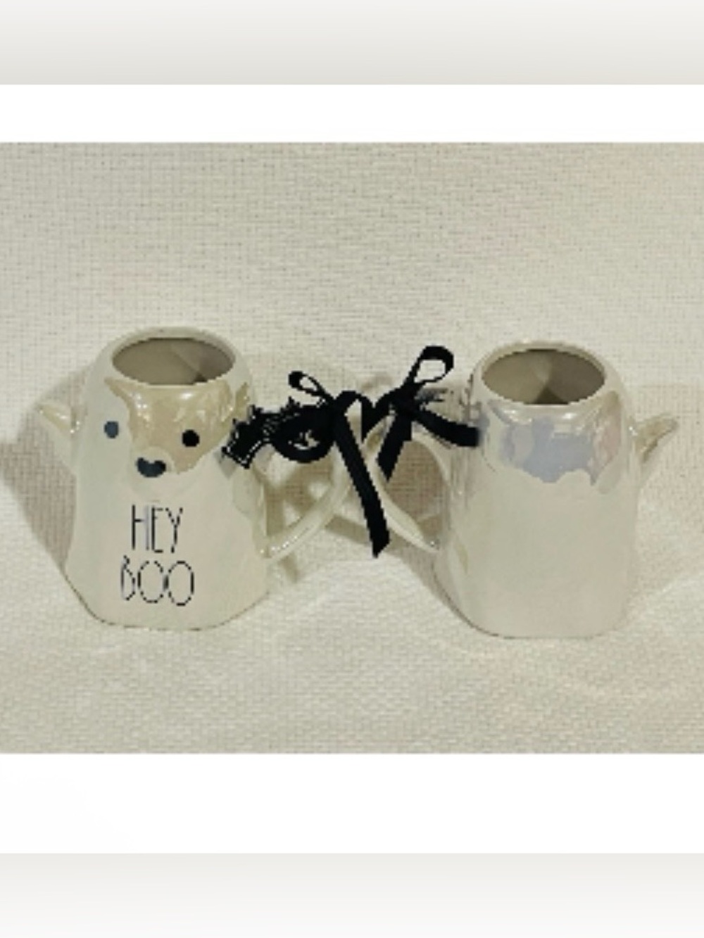 Rae Dunn “Hey Boo” Iridescent Halloween Mug - Picture 4 of 4